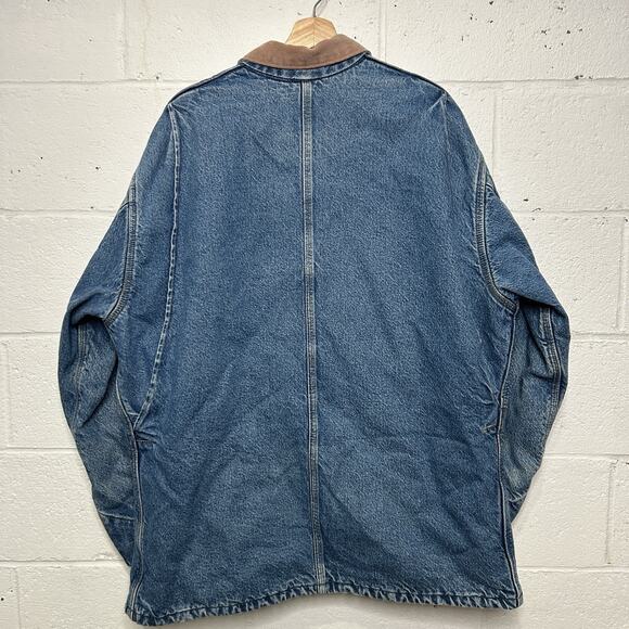 Vintage Carhartt Blanket-Lined Chore Jacket “Denim” C59 DST - Picture 2 of 8